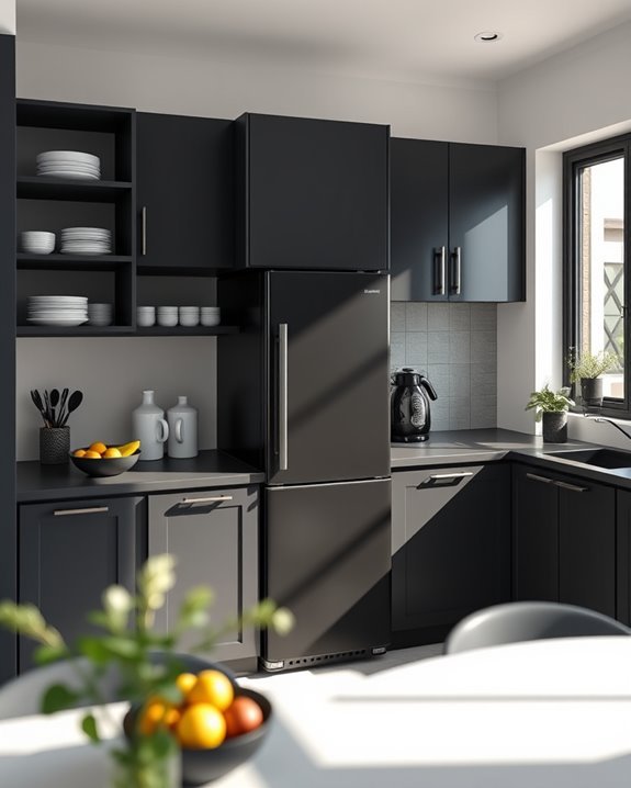 slim refrigerator stylish space saving