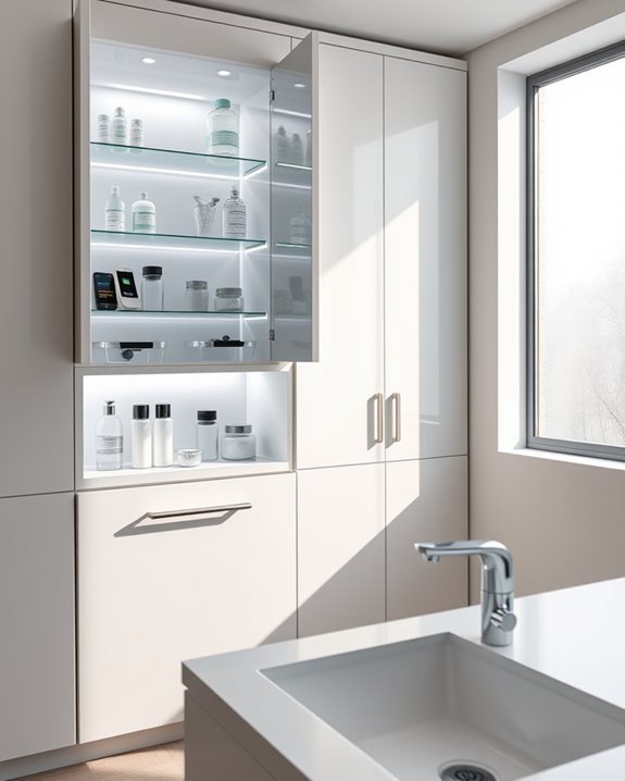 smart bathroom cabinet technology
