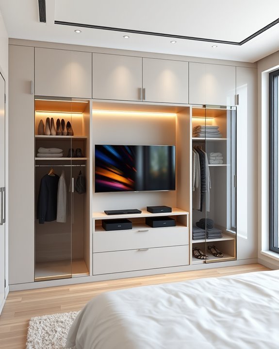smart closet entertainment integration