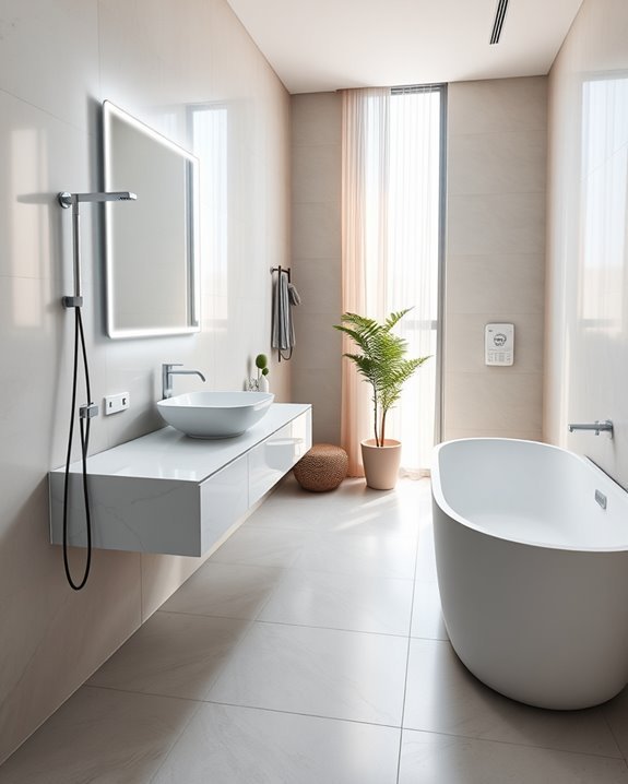 smart hygienic bathroom technology