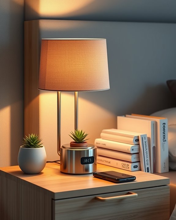 smart lamps with charging ports