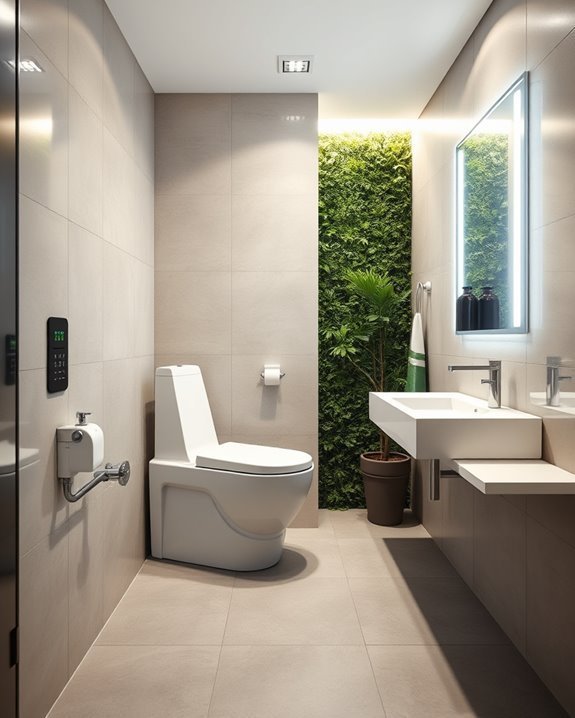 smart restroom technology integration