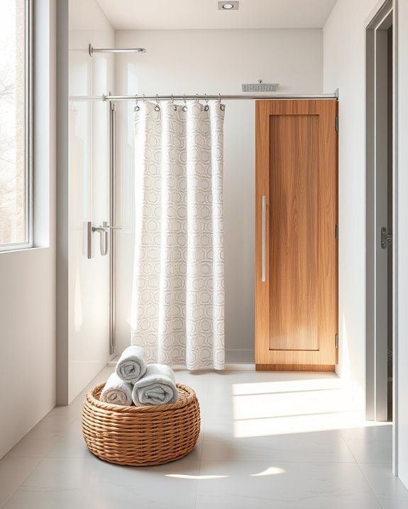 smart storage for curtains