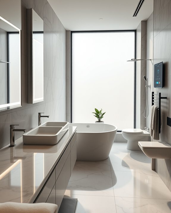 smart technology for bathrooms