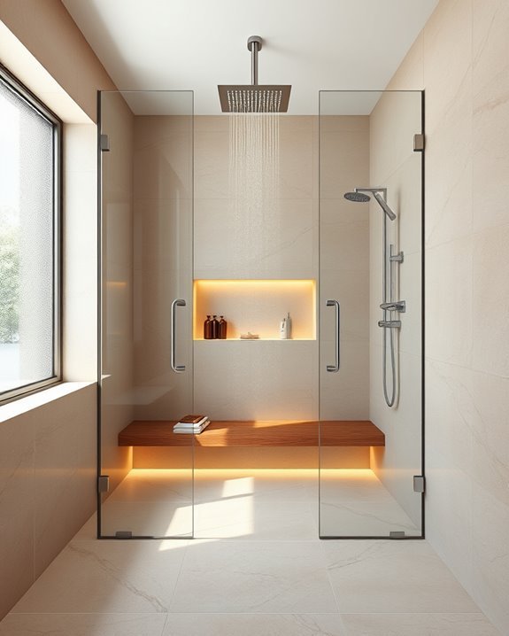 smart temperature control showers