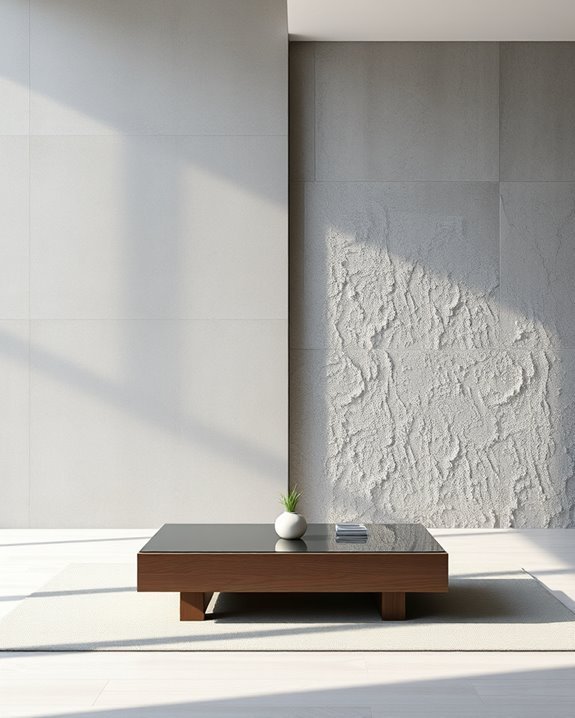 smooth versus rough textures