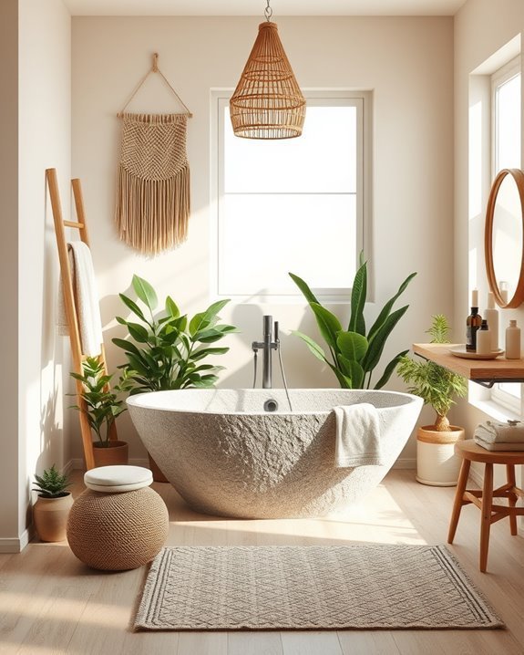 soft ambient bathroom lighting