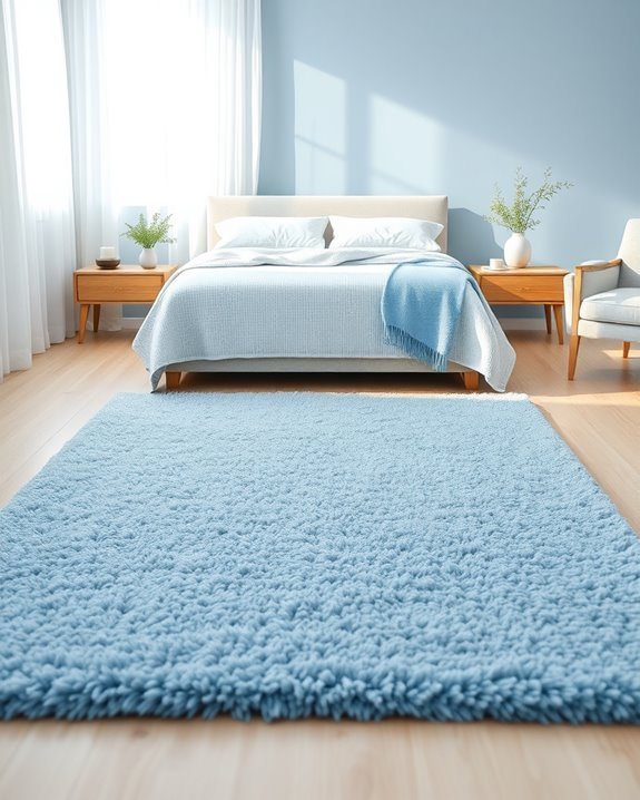 soft blue tranquility rugs
