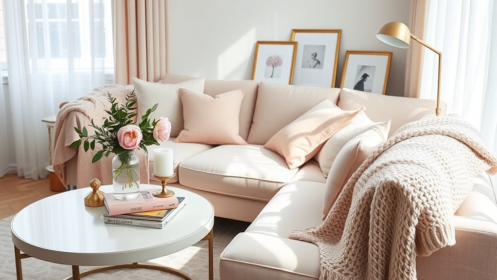 soft chic feminine decor
