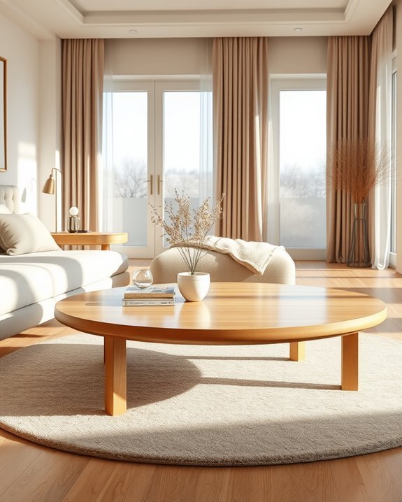 soft curves inviting atmosphere