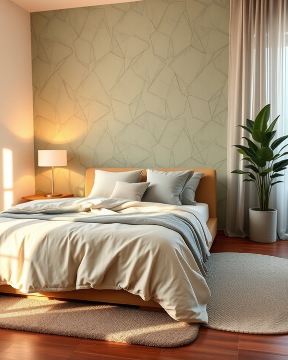 soft lighting accent walls