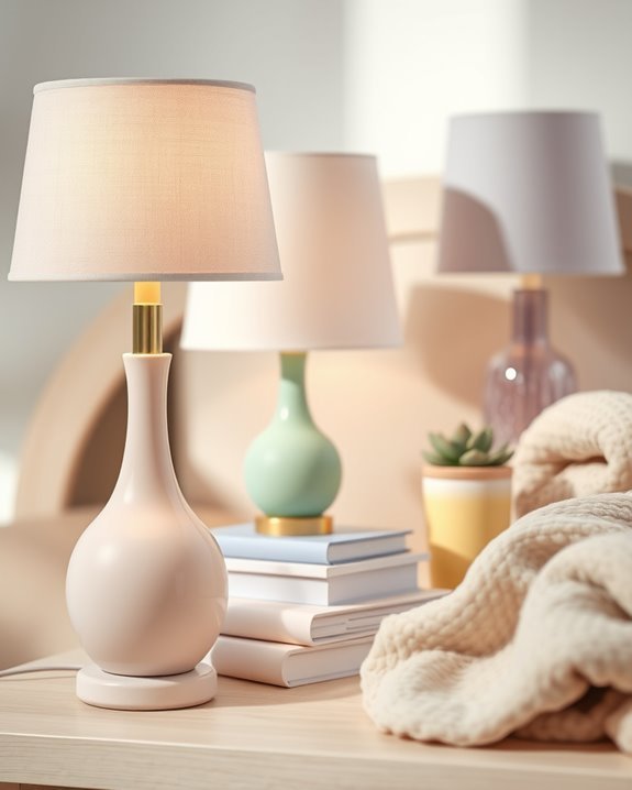 soft pastel ambiance lamps