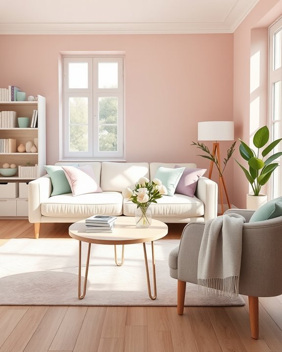 soft pastel apartment elegance