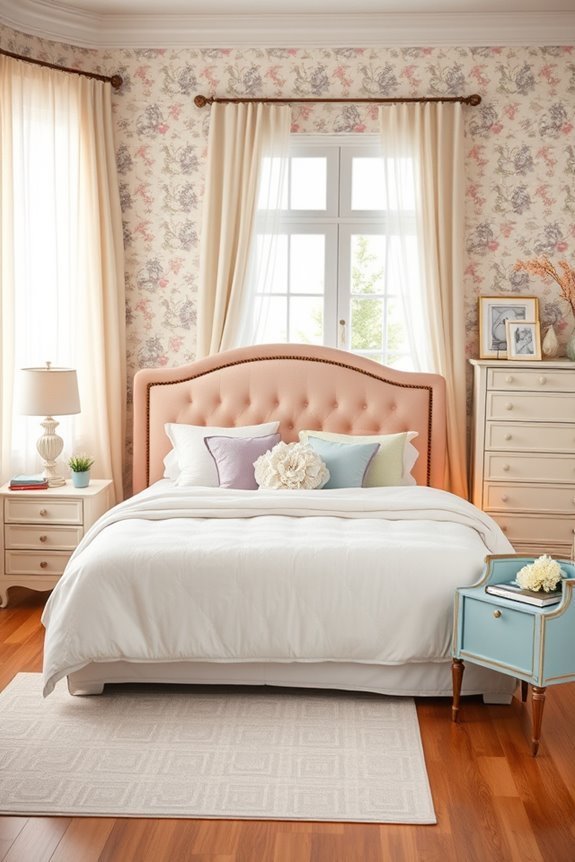 soft pastel bedroom decor
