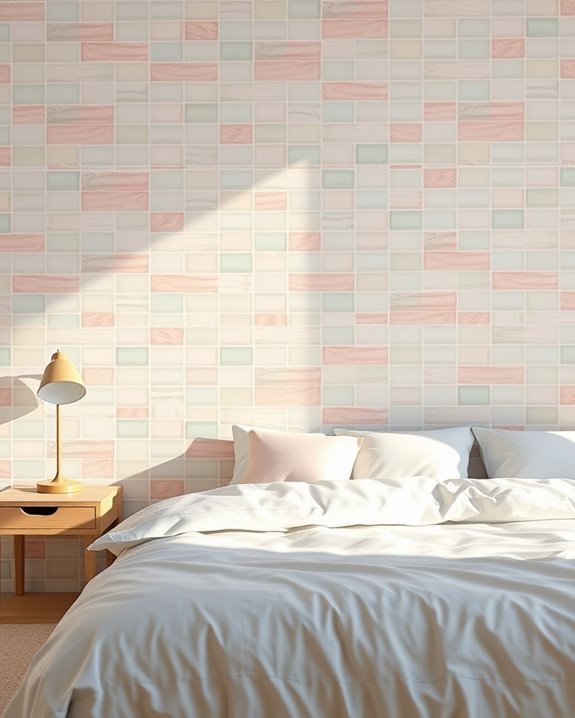 soft pastel bedroom tranquility