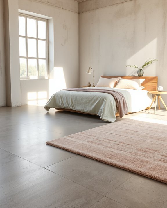 soft pastels enhance concrete