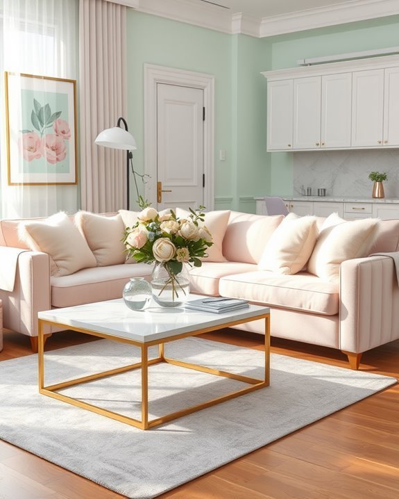soft pastels feminine decor