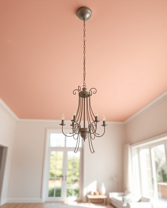 soft romantic ceiling color