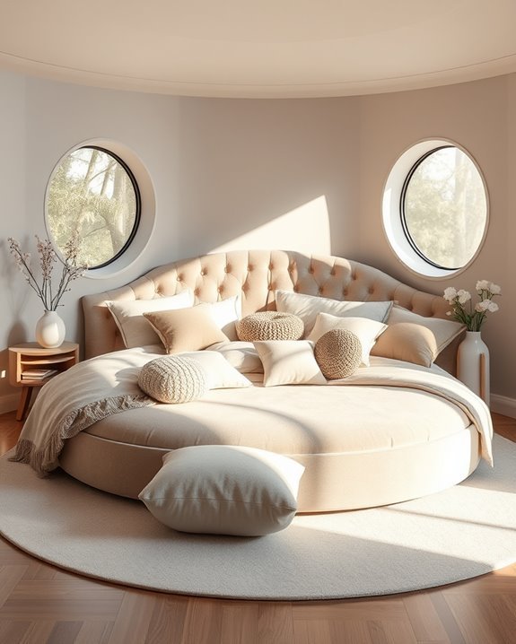 soft textures with pillows