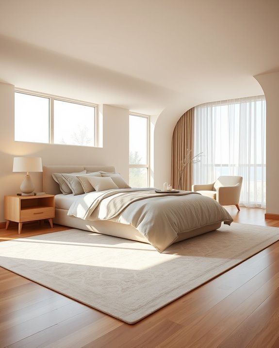 softly curved ceiling design