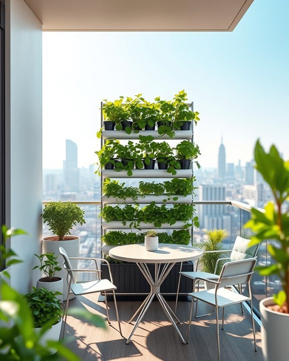 soil free vertical gardening solution