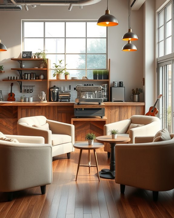 soothing acoustic coffee atmosphere