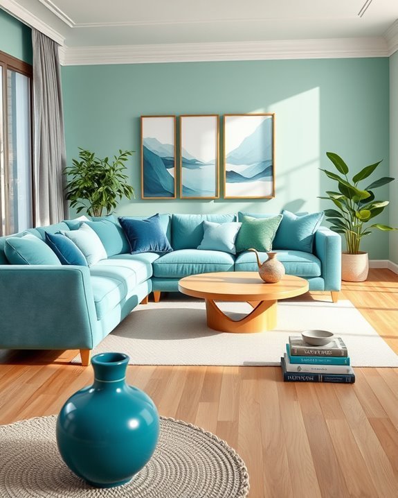 soothing analogous color combinations