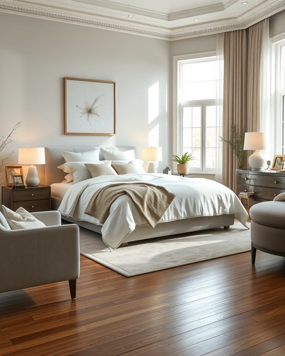 soothing color palette selection