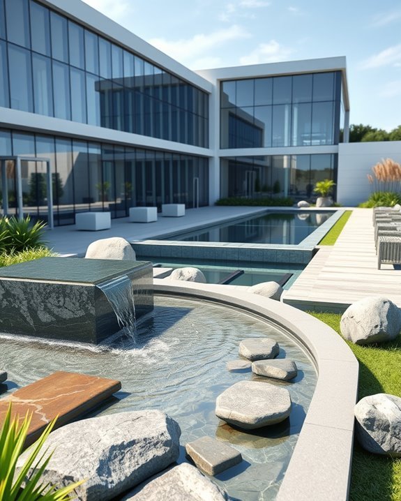 soothing water feature benefits
