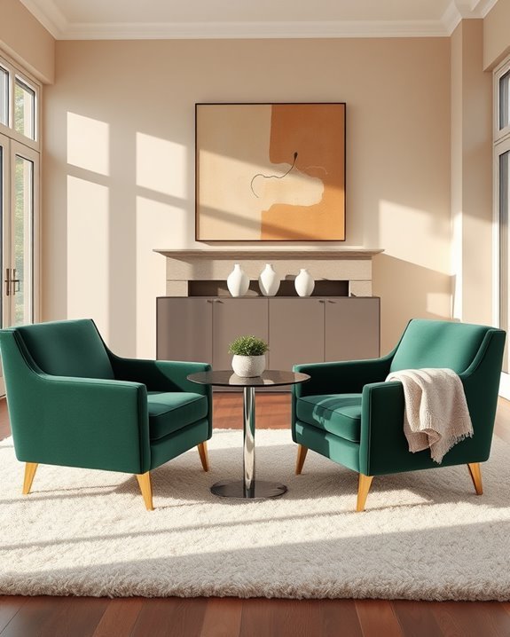 sophisticated accent chairs elevate