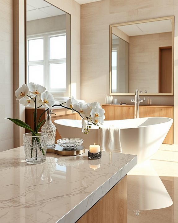 sophisticated bathroom accessory essentials