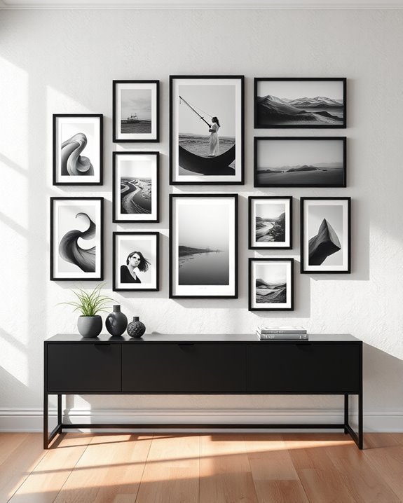 sophisticated black frame elegance