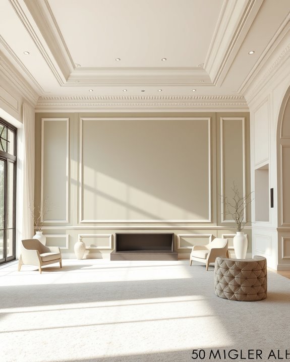sophisticated crown molding styles