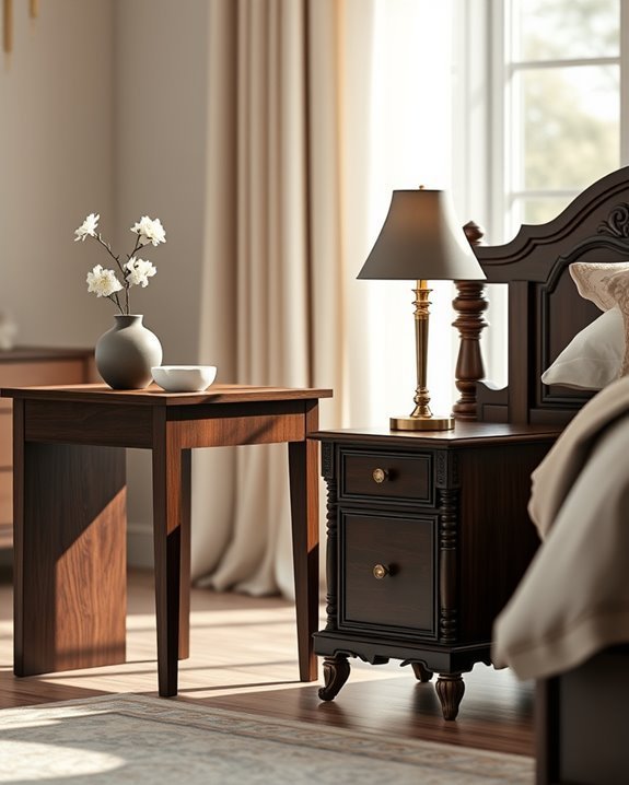 sophisticated dark wood elegance