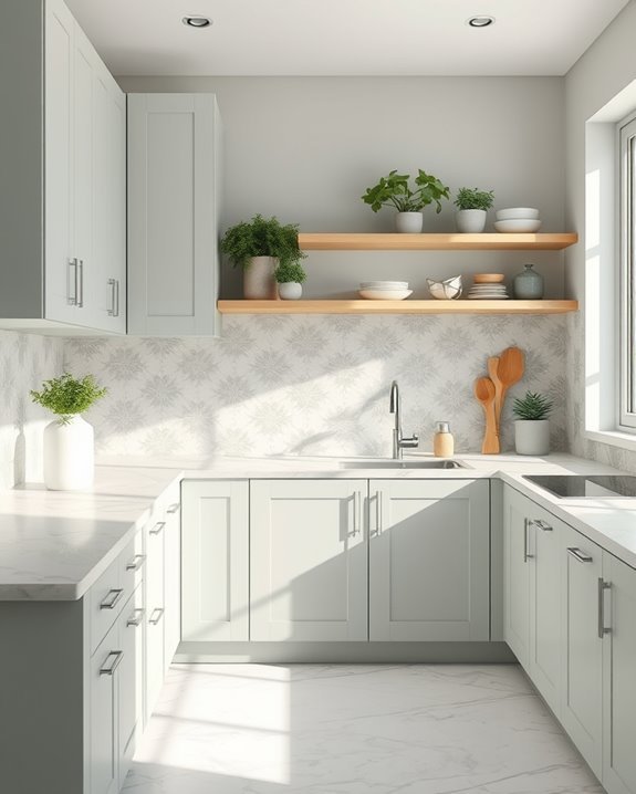 sophisticated grey and green
