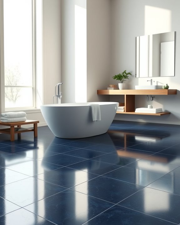 sophisticated midnight blue elegance