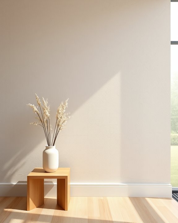 sophisticated minimalist textured finish