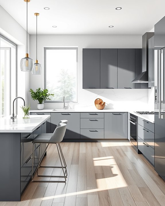 sophisticated modern slate grey