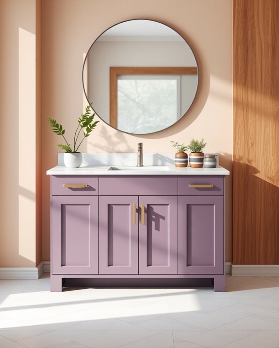 sophisticated muted plum elegance