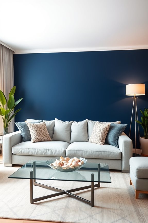sophisticated navy blue elegance