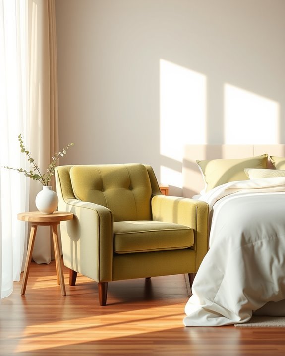 sophisticated olive green chairs