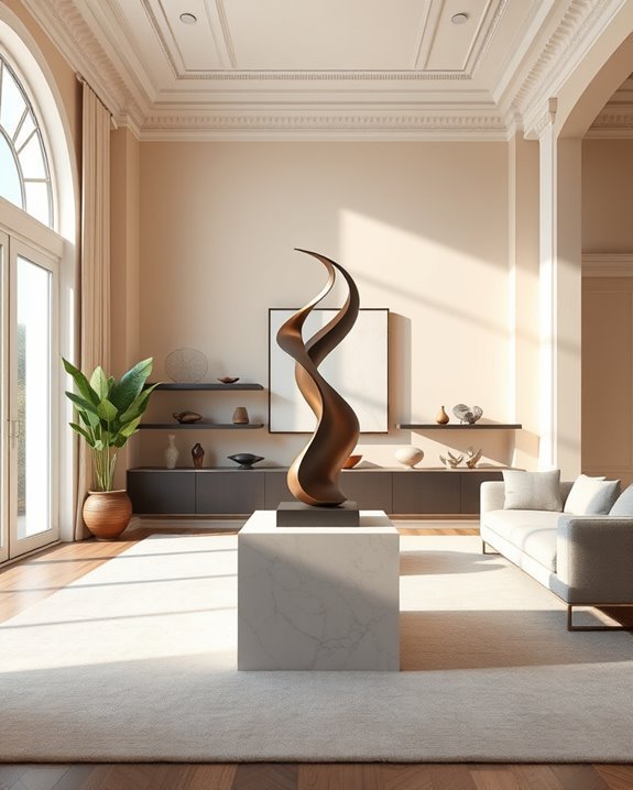 sophisticated sculptural home accents