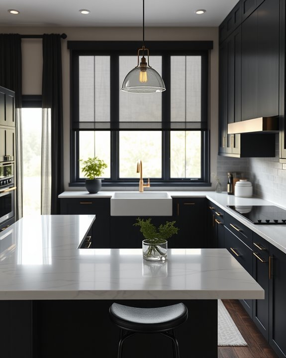 sophisticated soft black curtains