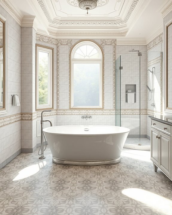 sophisticated tile design accents