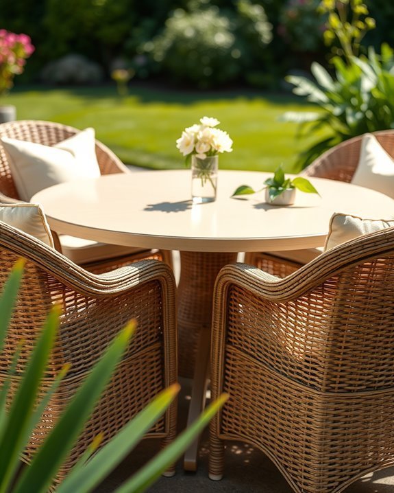 sophisticated wicker outdoor furniture