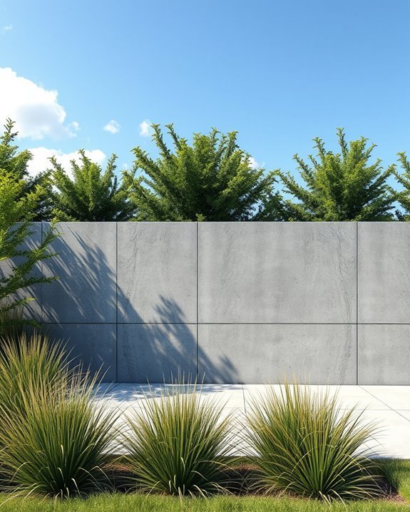 soundproof concrete urban walls