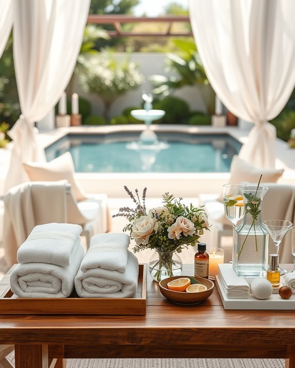 spa day bridal shower