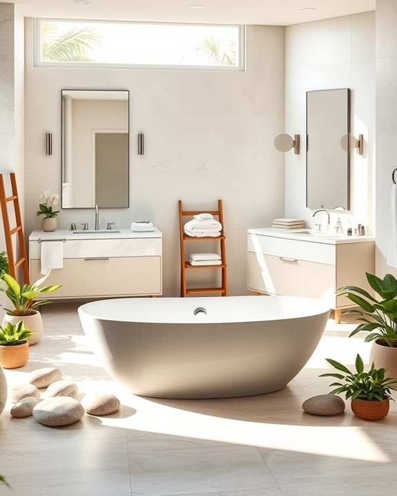 spa inspired bathroom serenity
