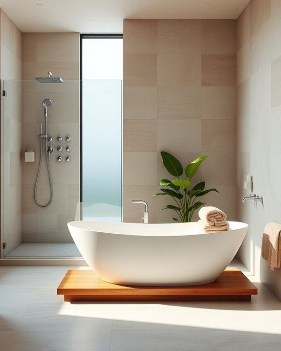 spa inspired bathtub enhancements