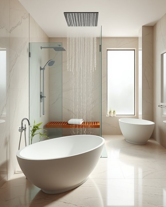 spa like shower experience daily
